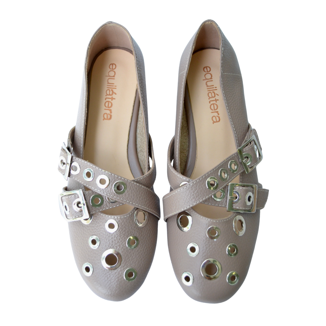 Luna / Taupe Leather
