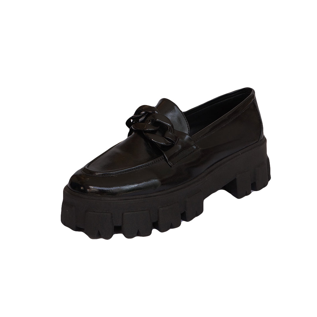 The Chain loafer / Black