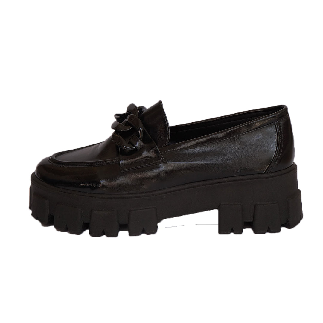 The Chain loafer / Black